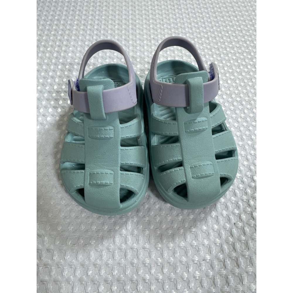 Reef Sandals Toddler 5 Little Ahi Mint Green Water Friendly EUC